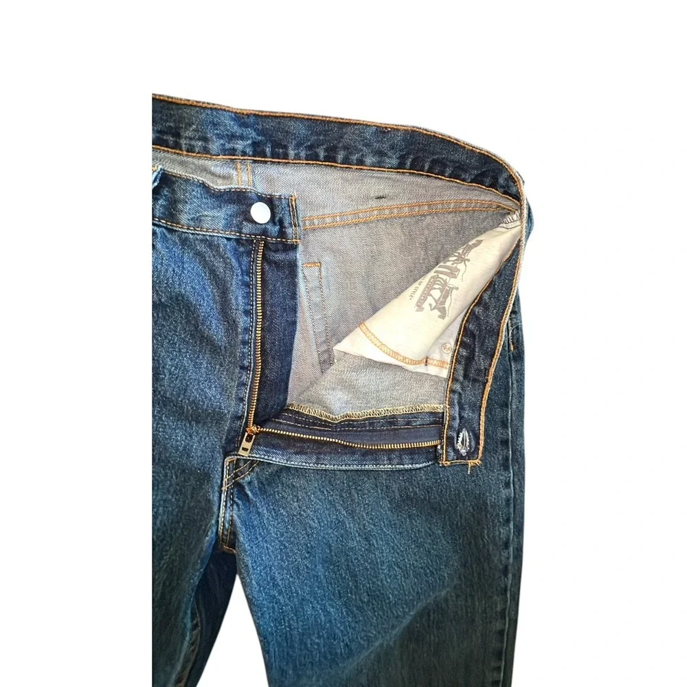 Vtg Levi's 550 Jeans Men's 38X29 Straight Relaxed Denim Blue Medium‎ Dark Wash